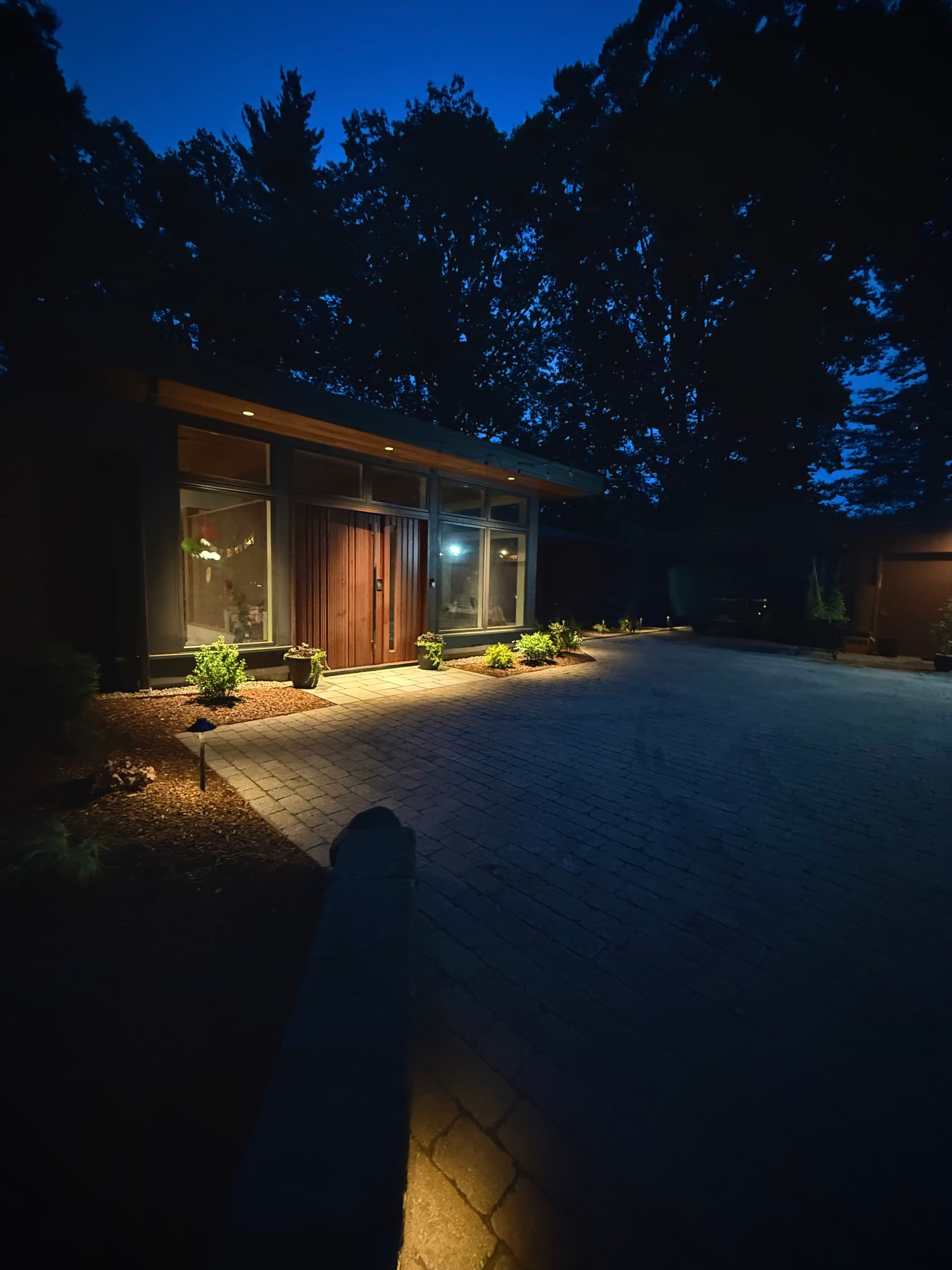Gallery photos for Front Entrance Overhaul with Pavers, Bluestone and Landscape Lighting: Image #7