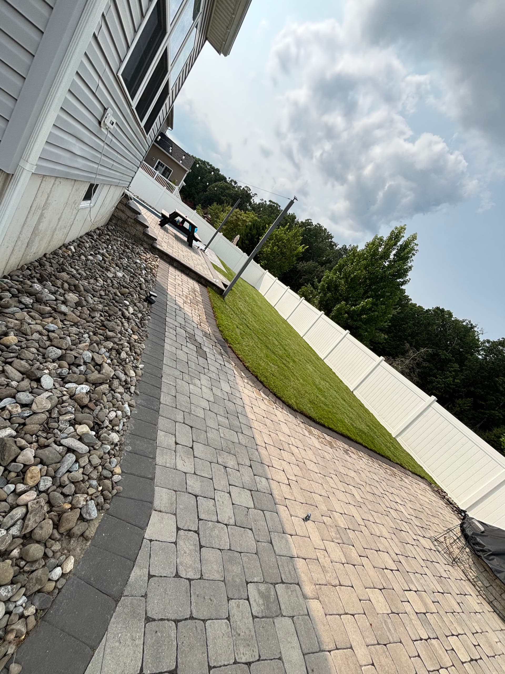 Gallery photos for New Homeowner Backyard Reset with Sod and Hardscaping: Image #3