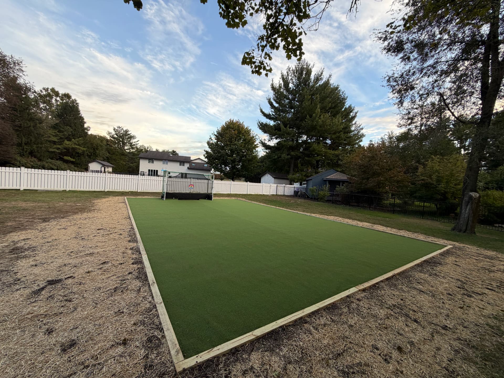 Gallery photos for Backyard Field Hockey Practice Field Built with Artificial Turf: Image #1