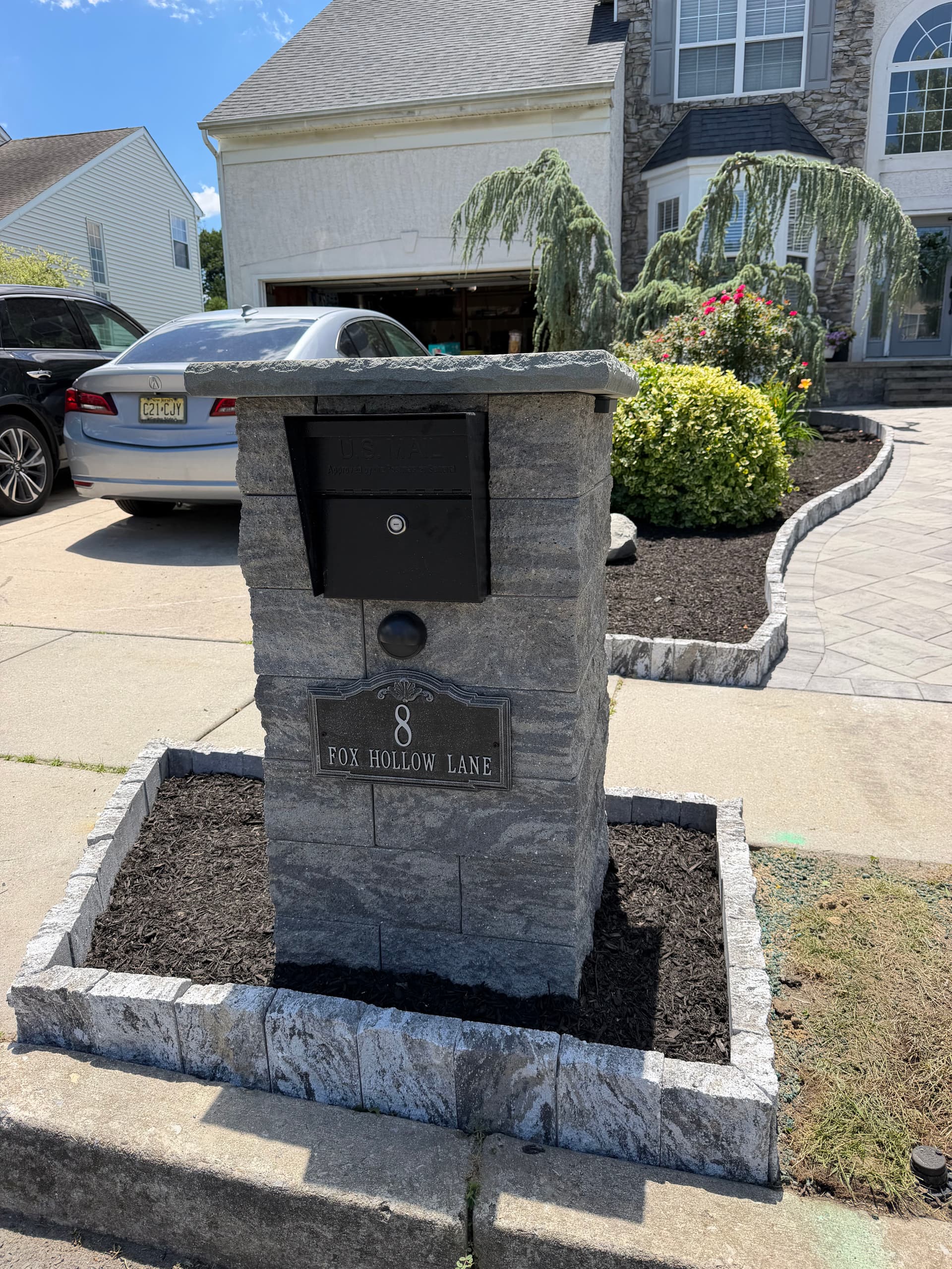 Gallery photos for Front Entry Hardscape and Lighting Overhaul in Sewell NJ: Image #3