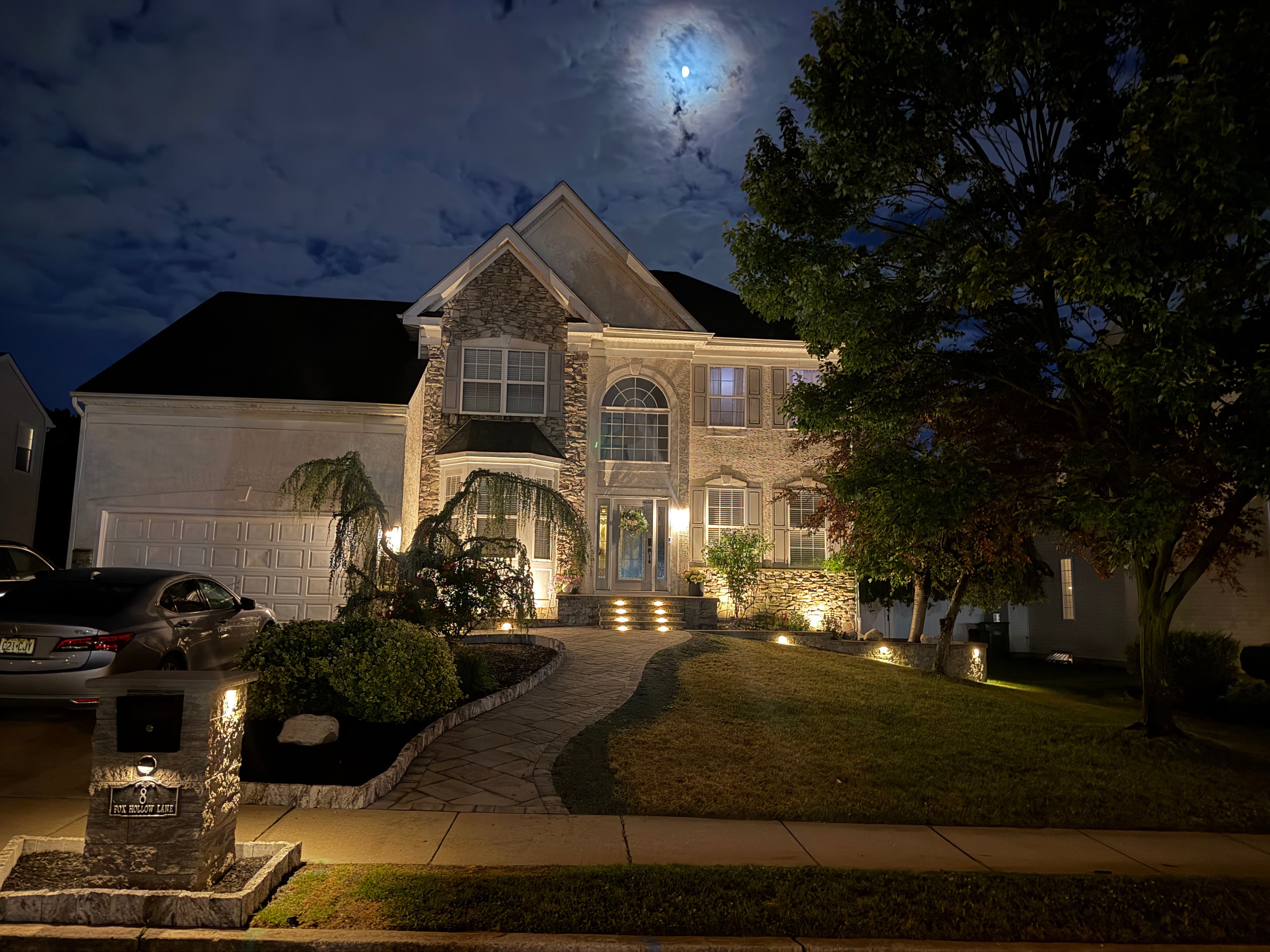 Project Front Entry Hardscape and Lighting Overhaul in Sewell NJ image