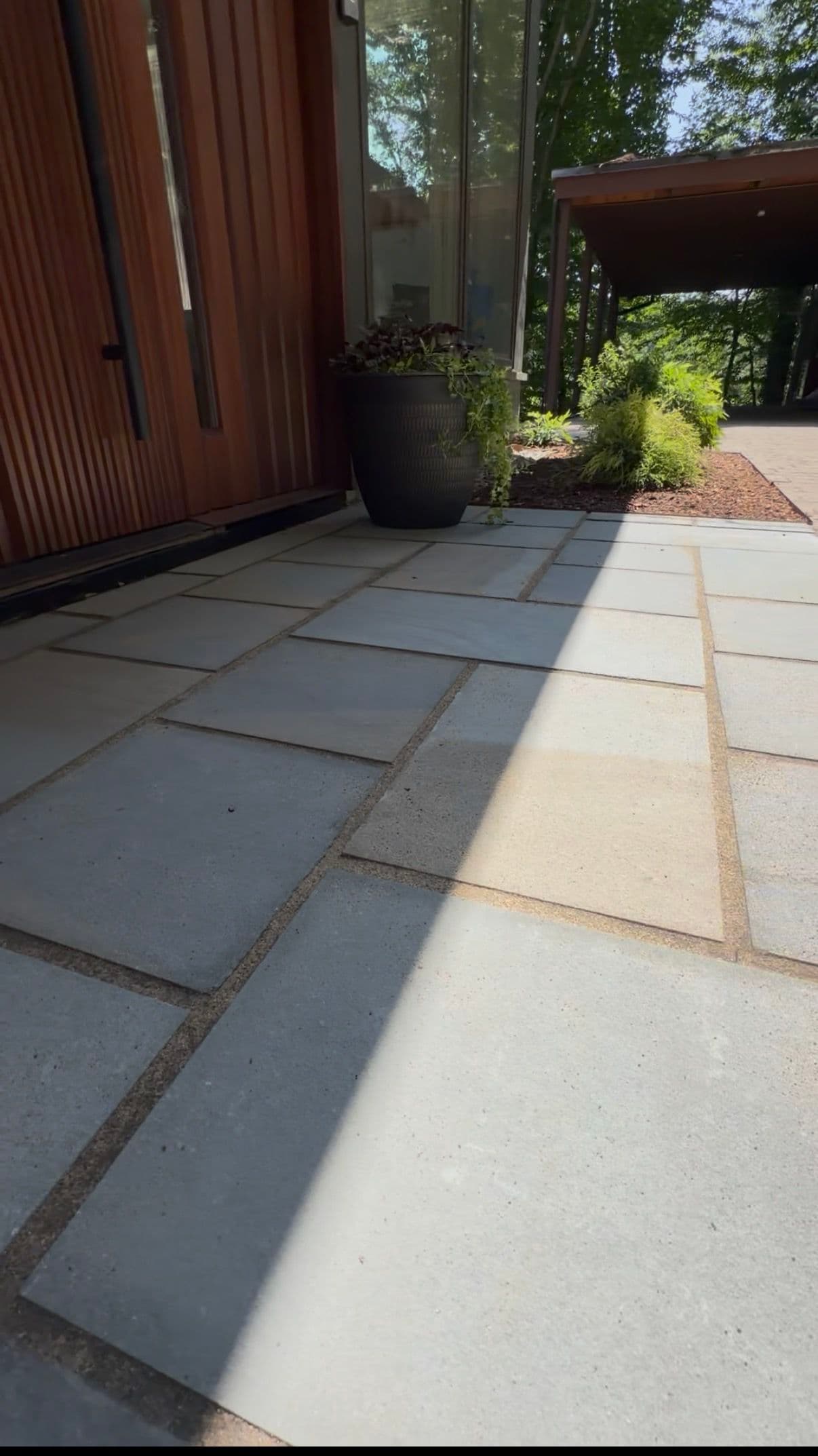 Gallery photos for Front Entrance Overhaul with Pavers, Bluestone and Landscape Lighting: Image #4