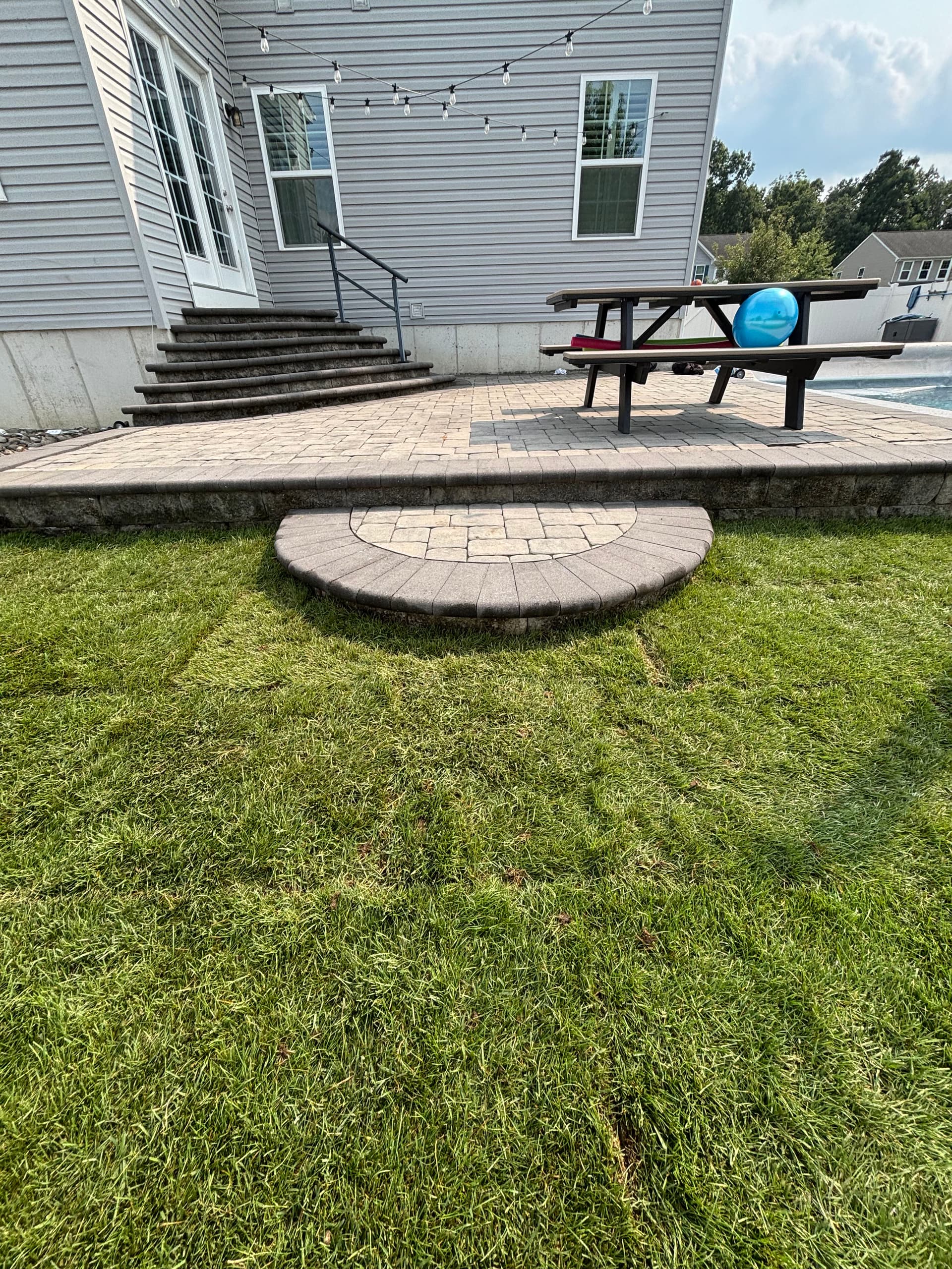 Gallery photos for New Homeowner Backyard Reset with Sod and Hardscaping: Image #6