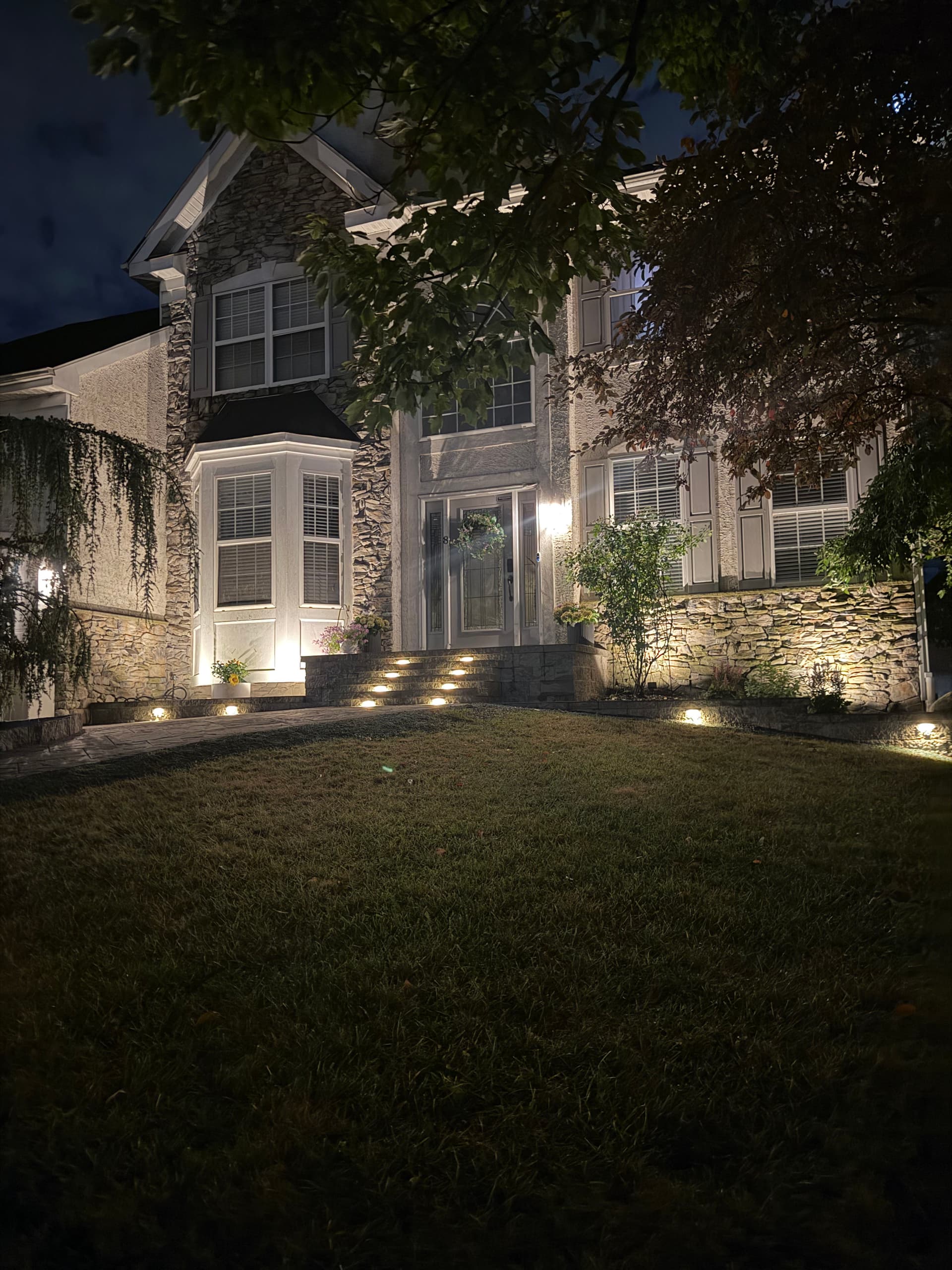 Gallery photos for Front Entry Hardscape and Lighting Overhaul in Sewell NJ: Image #8