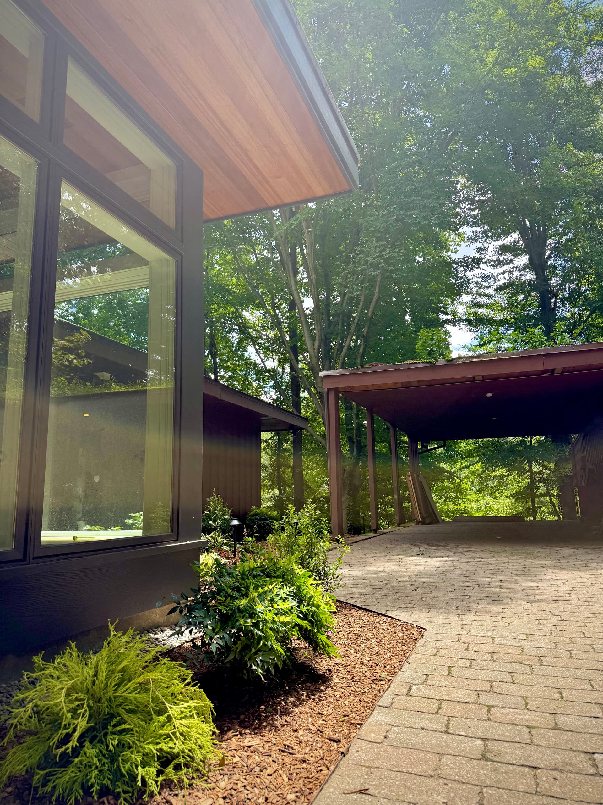Gallery photos for Front Entrance Overhaul with Pavers, Bluestone and Landscape Lighting: Image #2