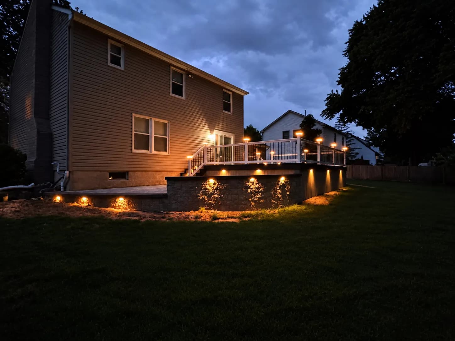 Gallery photos for Deck Meets Paver Patio - A Complete Backyard Overhaul in Voorhees NJ: Image #5
