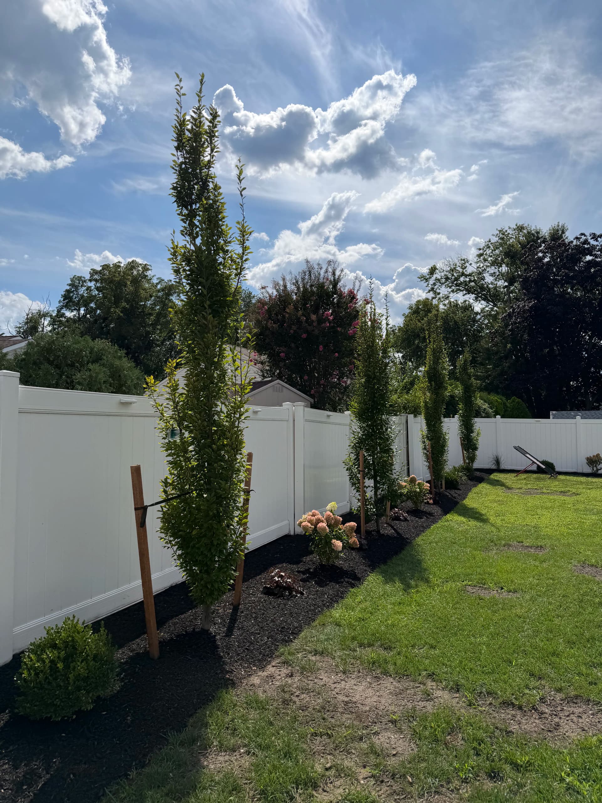 Gallery photos for Marlton Backyard Gets Pavers, Fence, and Full Landscape Makeover: Image #1