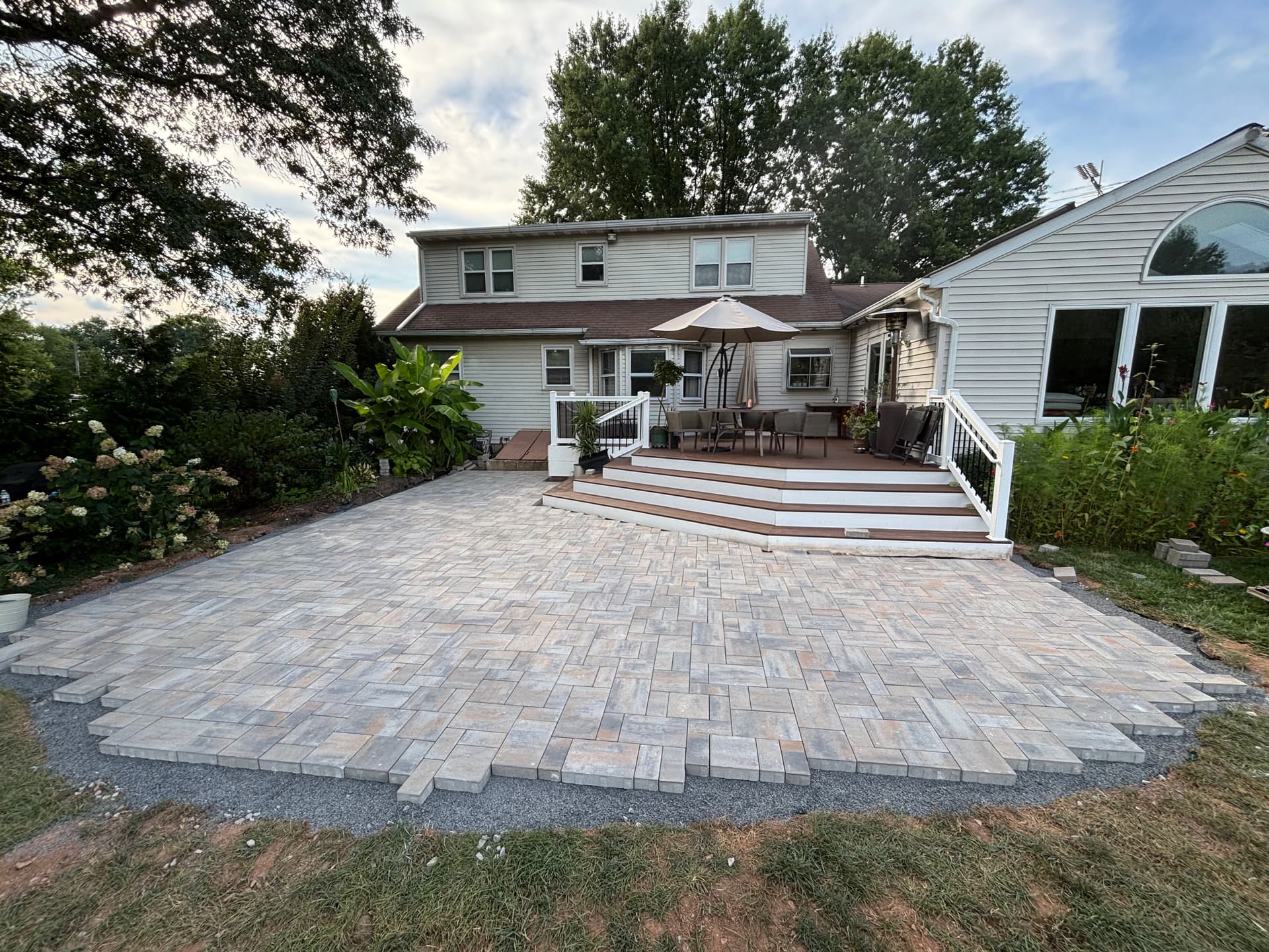 Gallery photos for 500 Sq Ft Paver Patio Upgrade Built from the Ground Up: Image #9