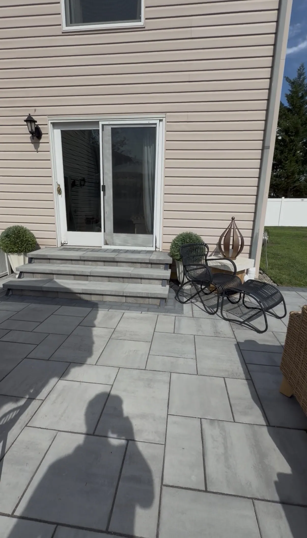 Gallery photos for Marlton Backyard Gets Pavers, Fence, and Full Landscape Makeover: Image #4