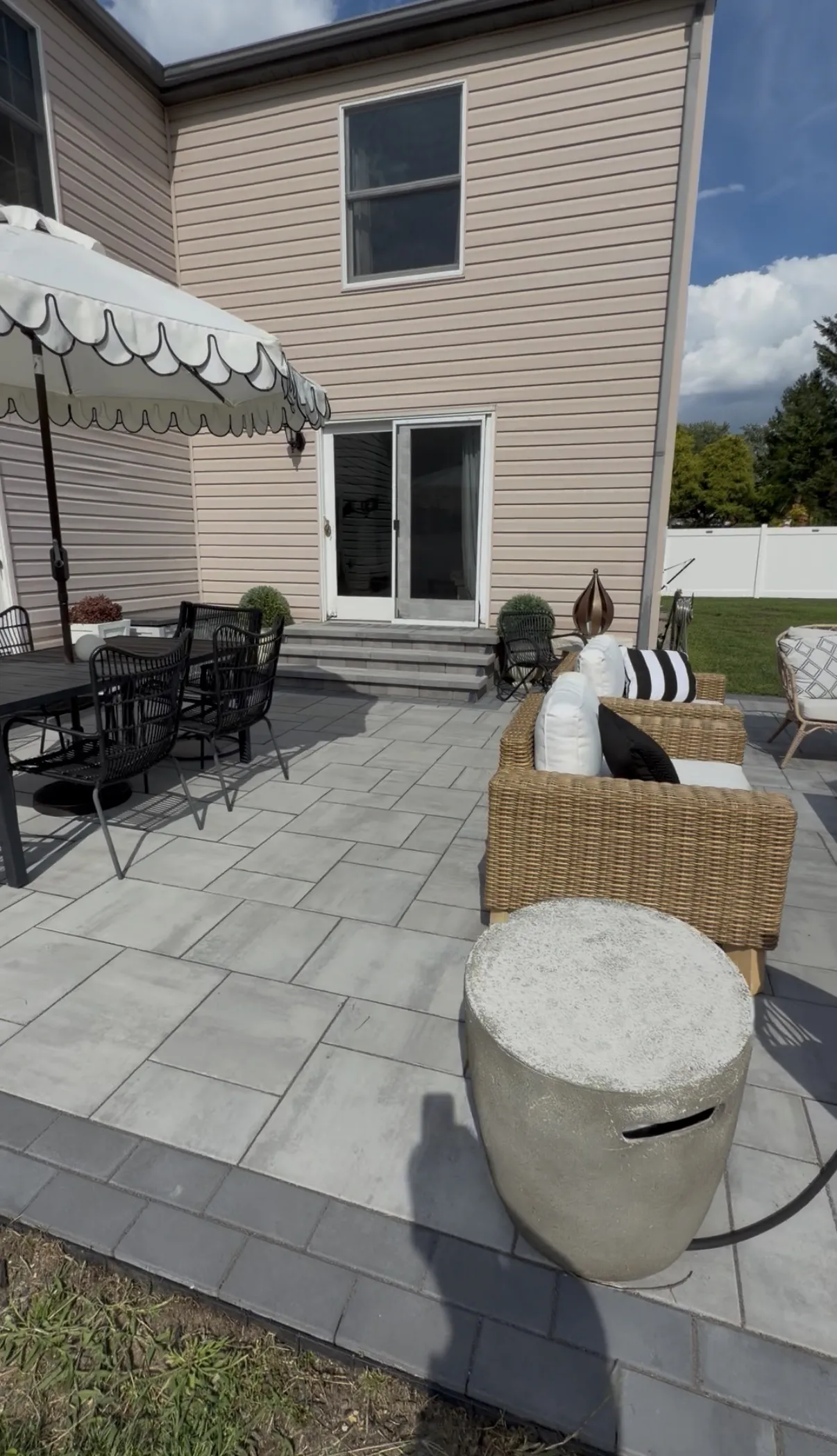 Gallery photos for Marlton Backyard Gets Pavers, Fence, and Full Landscape Makeover: Image #8