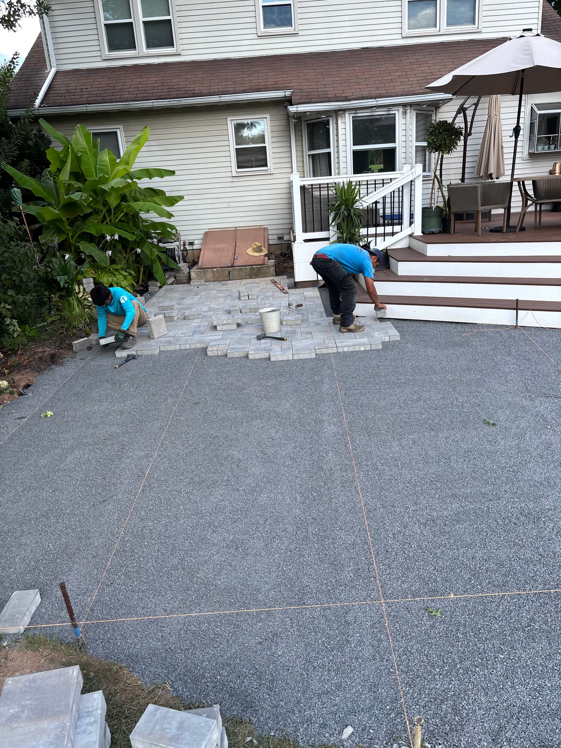 Gallery photos for 500 Sq Ft Paver Patio Upgrade Built from the Ground Up: Image #8