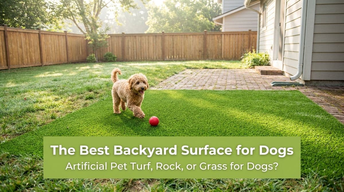 Artificial Pet Turf, Rock, or Grass for Dogs? image