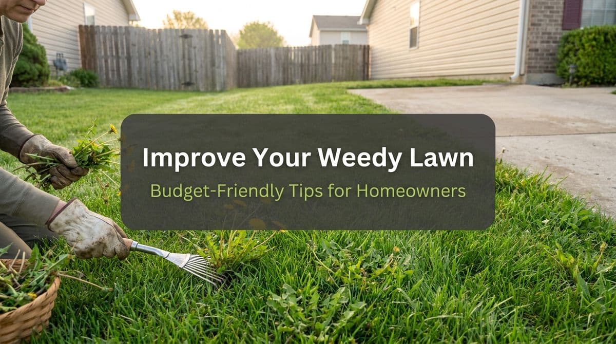 How to Improve a Weedy Lawn Without Irrigation image