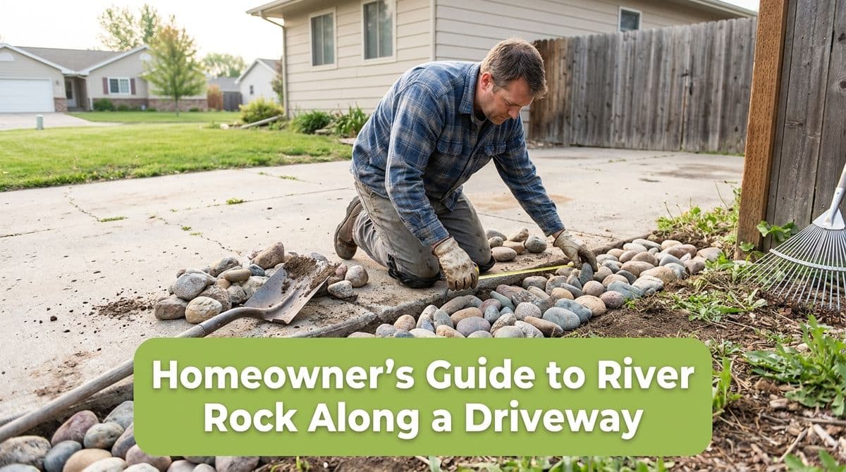 Homeowner’s Guide to River Rock Along a Driveway image